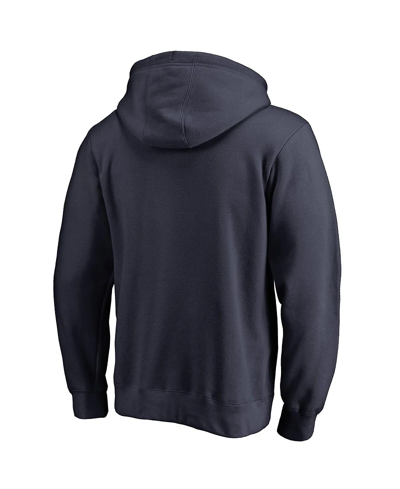 Fanatics Mto Label Men's Navy San Diego Padres Hometown Collection Friar Faithful Pullover Hoodie