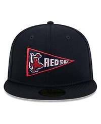 New Era Men's Navy Boston Red Sox 2025 Mlb Clubhouse 59FIFTY Fitted Hat