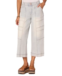Democracy Women's AbSolution Skyrise Cropped Wide-Leg Utility Jeans