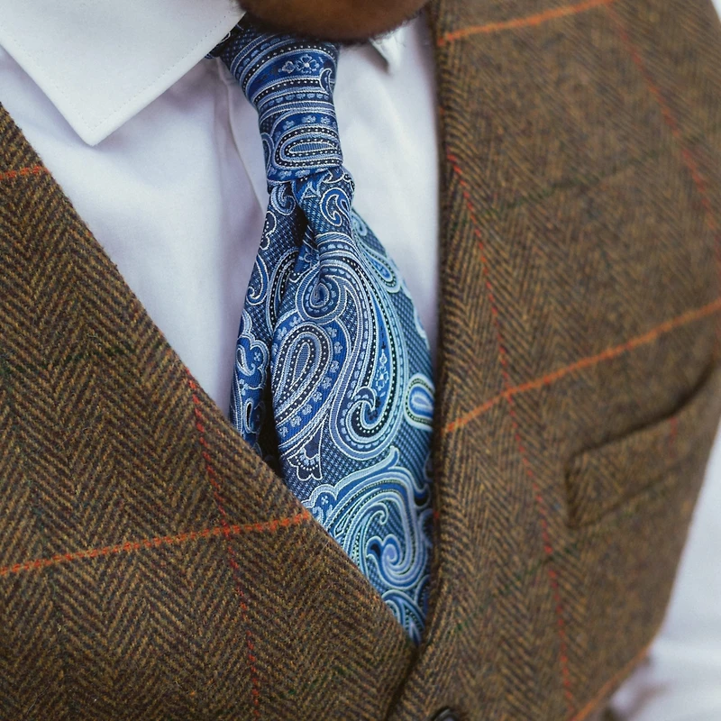 Elizabetta Big & Tall Pavia - Silk Jacquard Tie for Men