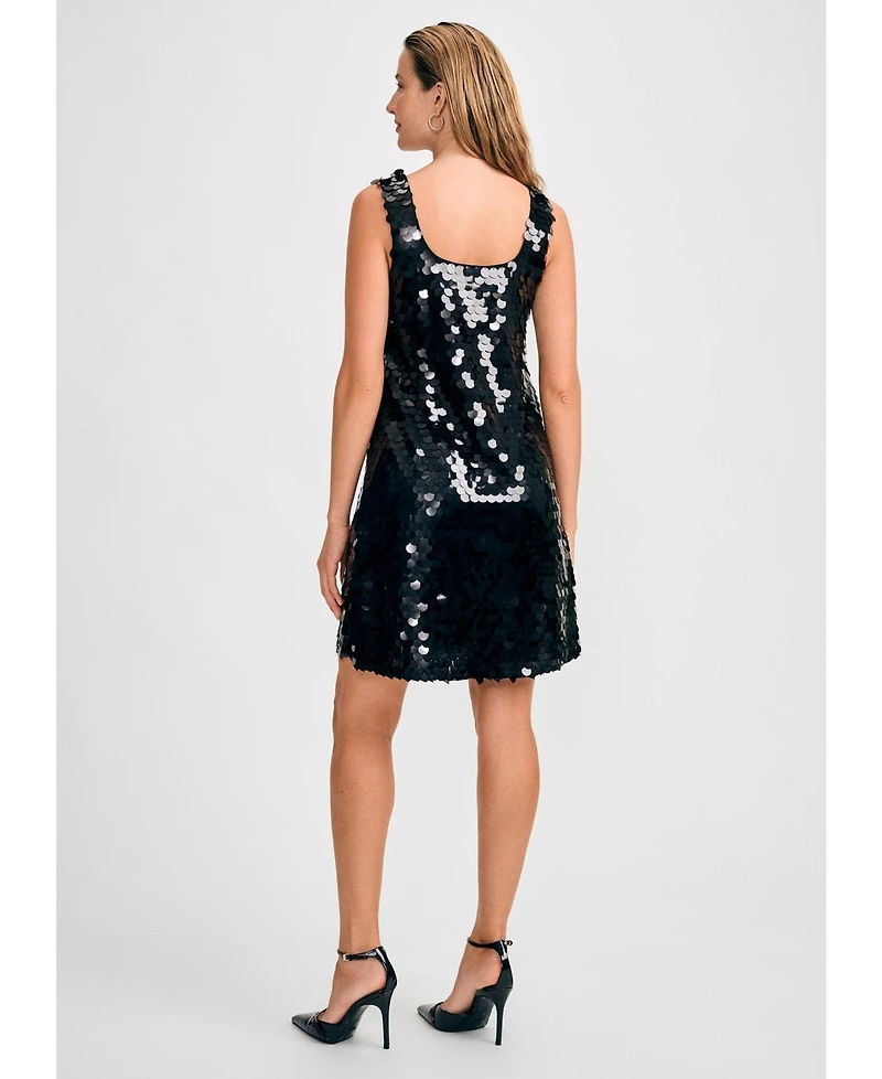 Isaac Mizrahi Women's Pailette Tank Dress