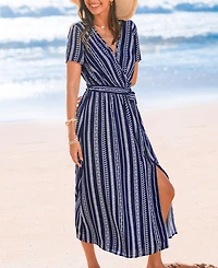 Cupshe Women's Wanderer Boho Maxi Beach Dress