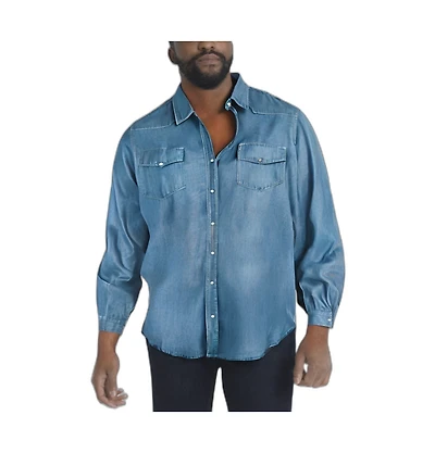 Boulder Creek Men's by KingSize Western Snap Front Shirt