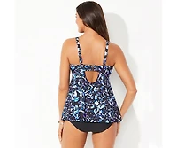 Swimsuits for All Women's Bra Crochet Underwire Tankini Top