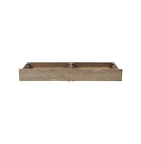Westwood Design Leland Traditional Wood Storage Drawers in Sandwash (Set of 2)
