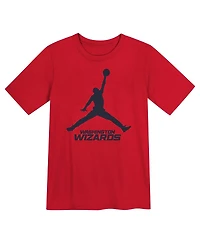 Jordan Preschool Red Washington Wizards Essential Jumpman T-Shirt