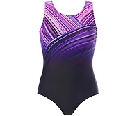 Swimsuits for All Women's Chlorine Resistant High Neck One Piece Swimsuit