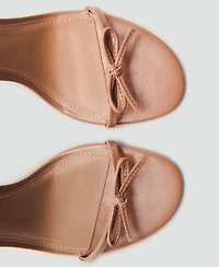 Mango Women's Bow Detail Strappy Heeled Sandals