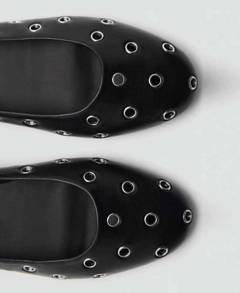 Mango Women's Die-Cut Ballerinas Shoes