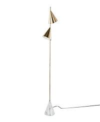 LumiSource Cone 65" Metal Floor Lamp