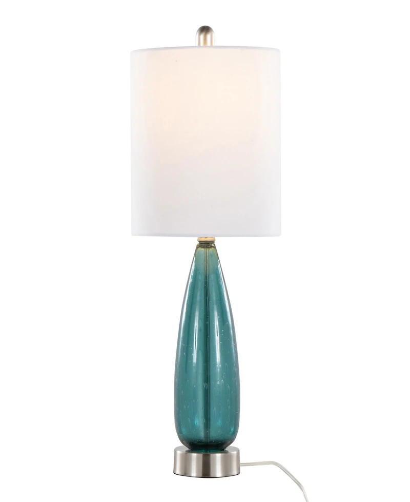 LumiSource Bottega 22" Glass Table Lamp, Set of 2