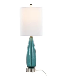 LumiSource Bottega 22" Glass Table Lamp, Set of 2