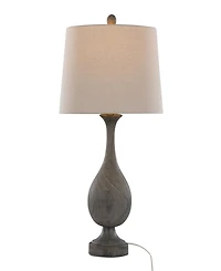 LumiSource Cipolla Poly 29" Polyresin Table Lamp, Set of 2