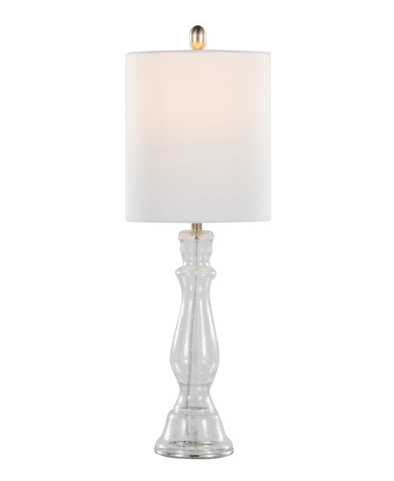 LumiSource Bishop 24" Glass Table Lamp, Set of 2