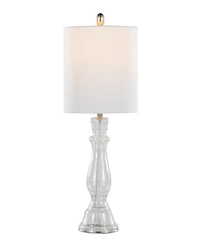 LumiSource Bishop 24" Glass Table Lamp, Set of 2