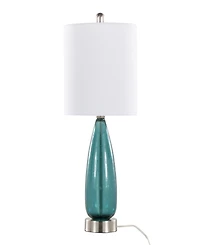 LumiSource Bottega 22" Glass Table Lamp, Set of 2