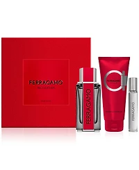 Salvatore Ferragamo Men's 3-Pc. Ferragamo Red Leather Eau de Parfum Gift Set