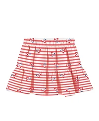 Disney Toddler and Little Girls 2-Piece Minnie Pique Cvc Top and Skirt Set