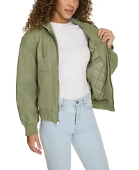Levi's Women's Relaxed Workwear Hooded Bomber Jacket