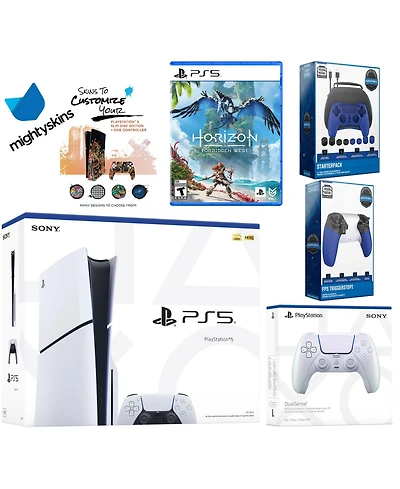 Sony Playstation 5 Slim Disc Bundle with Horizon Forbidden West, Extra