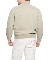 Guess Men's Tyler Relaxed Fit Long Sleeve Quarter-Zip Sweatshirt
