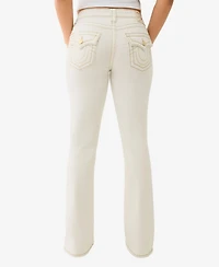 True Religion Women's Becca Bootcut Big T Lurex Jeans