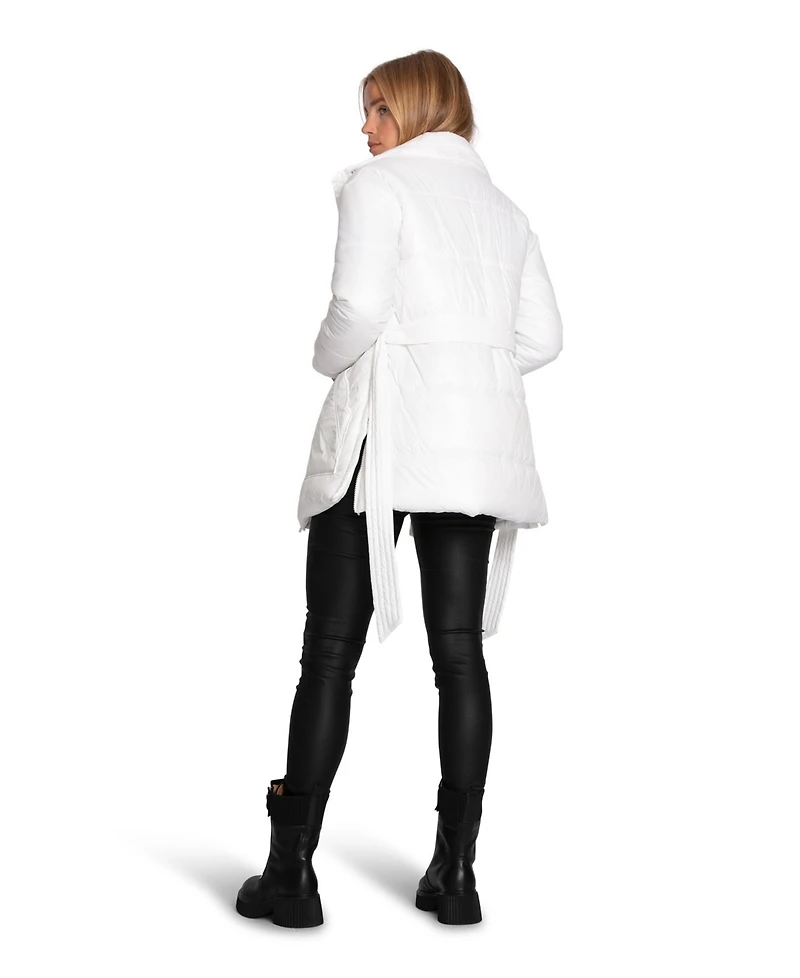 Belle & Bloom Women's Moonrise Belted Puffer Jacket