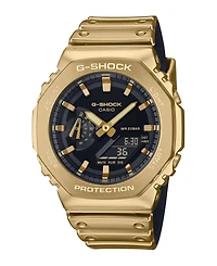 G-Shock Men's Gold-Tone Silicone Watch, 44.4mm