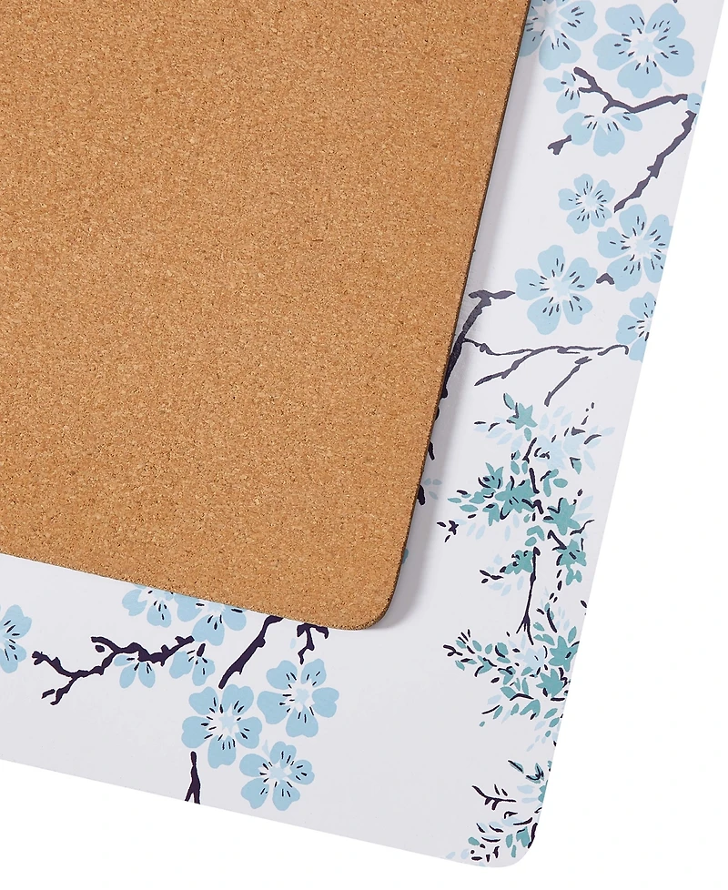 Laura Ashley Cork Placemats Set of 4, 16" x 12"