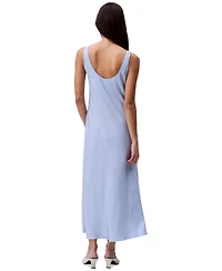 Calvin Klein Jeans Women's Sleeveless Midi Slip Dress