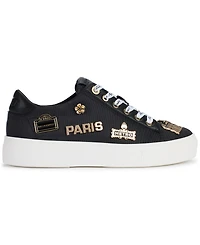 Karl Lagerfeld Paris Women's Cate Rue Pins Lace-Up Sneakers
