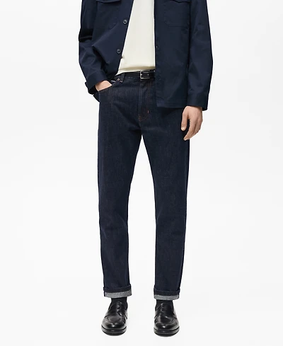 Mango Men's Tapered-Fit Jeans