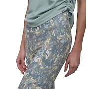 Dkny Sport Women's Printed High-Waist 7/8 Tights
