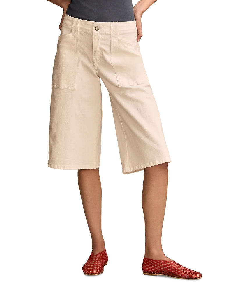 Lucky Brand Women's Mid-Rise Culottes