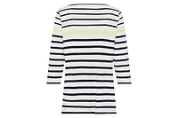 Olsen Women's Striped Boat Neck T-Shirt