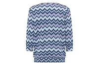 Olsen Women's Chevron Print Tunic T-Shirt