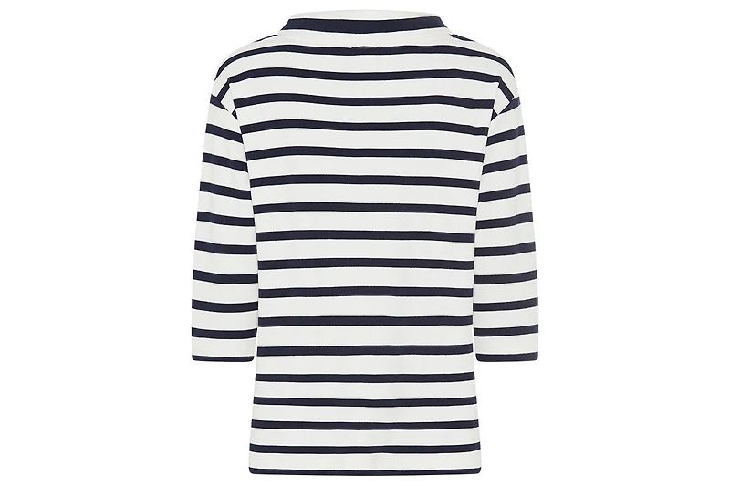 Olsen Women's Nautical Striped Jersey Top