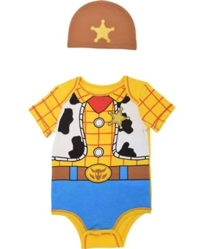 Monsters Inc. Pixar Toy Story Winnie The Pooh Bodysuit Hat Set