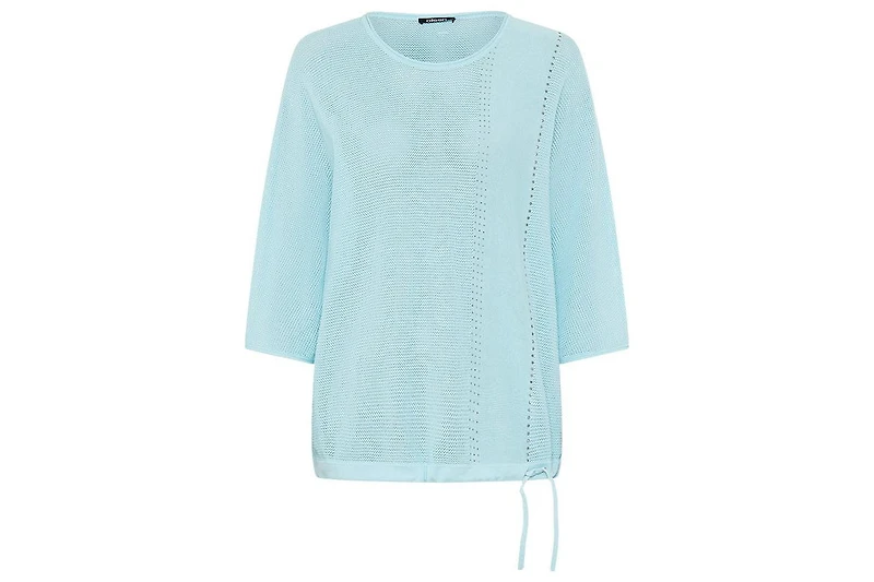 Olsen Women's Multi-Knit Embellished Shirt