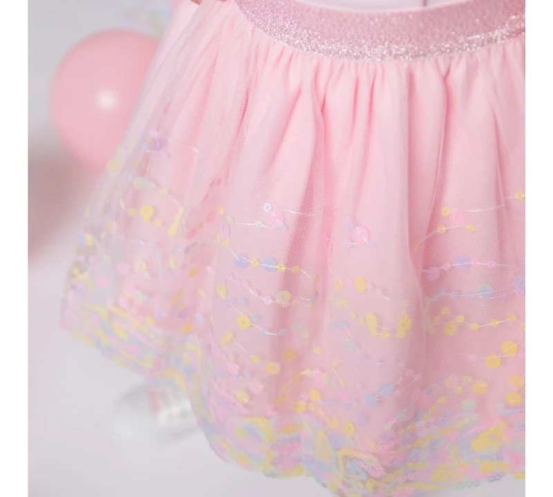 Sweet Wink Little and Big Girls Pastel Confetti Tutu Skirt