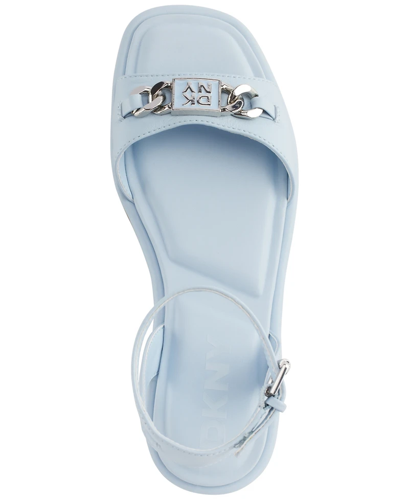 Dkny Women's Bacliff Ankle Strap Flats
