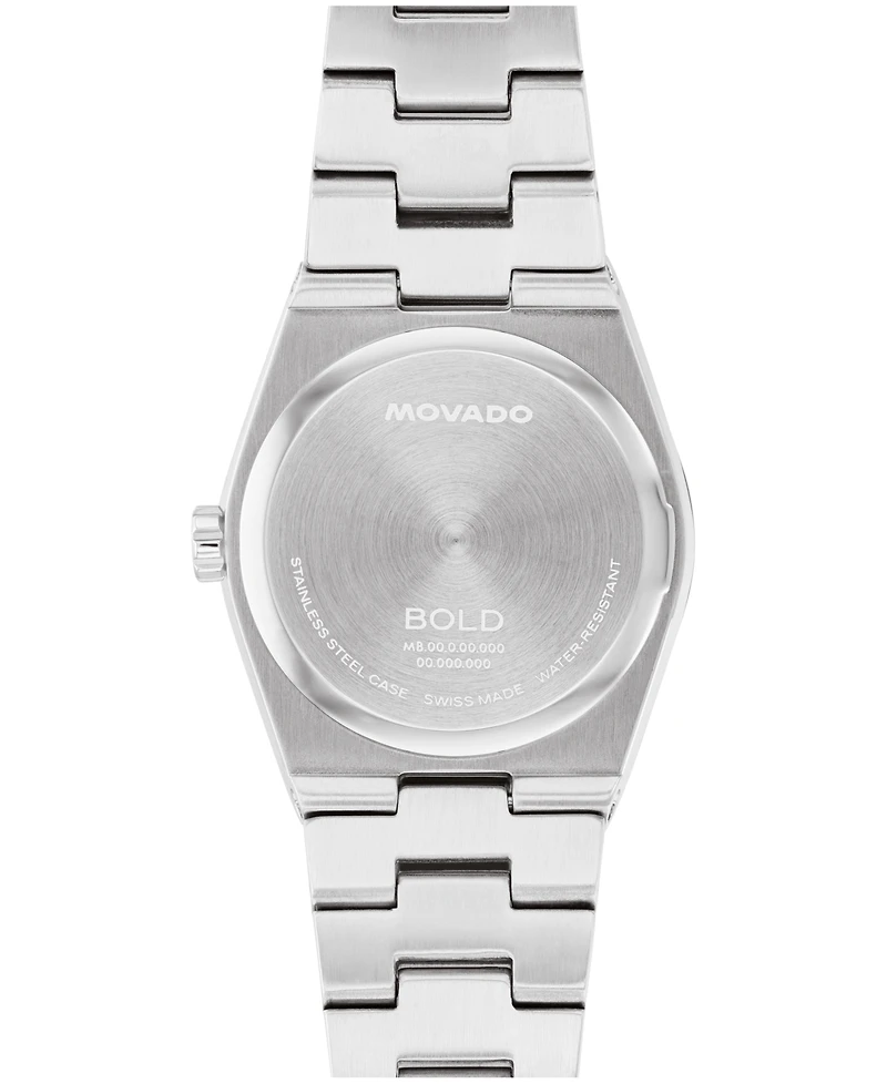 Movado Women's Bold Quest Swiss Quartz Stainless-Steel Watch, 28mm