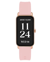 Anne Klein Women's Connect It Illume Smartwatch with Pink Leather and Pink Silicone Band, 37mm