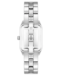 Anne Klein Women's Quartz Mint and Silver-Tone Octagonal Metal Alloy Bracelet Watch, 24mm