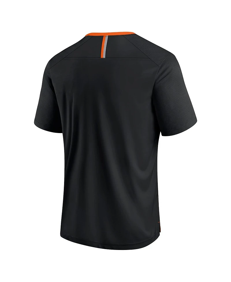 Fanatics Men's Black Cincinnati Bengals Defender Fade Slant T-Shirt
