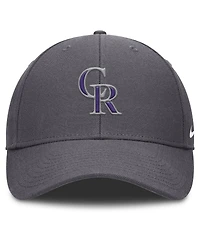 Nike Men's Gray Colorado Rockies Club Performance Adjustable Hat