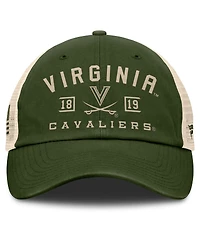 Fanatics Men's Olive Virginia Cavaliers Oht Military Appreciation Frontier Trucker Adjustable Hat