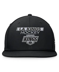 Fanatics Men's Black Los Angeles Kings Authentic Pro Prime Snapback Hat