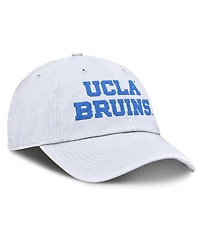 Jordan Men's White Ucla Bruins Core Club Mascot Wordmark Adjustable Hat
