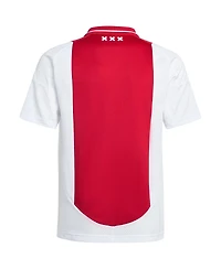 Adidas Big Boys and Girls White Ajax 2024/25 Home Replica Jersey